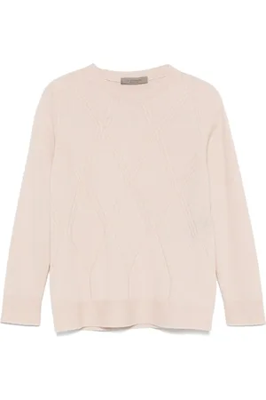 D.EXTERIOR Argyle-knit sweater