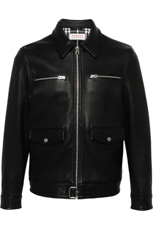 Fursac Long-sleeve leather jacket