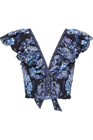 Camilla Delft Dinasty floral-print vest