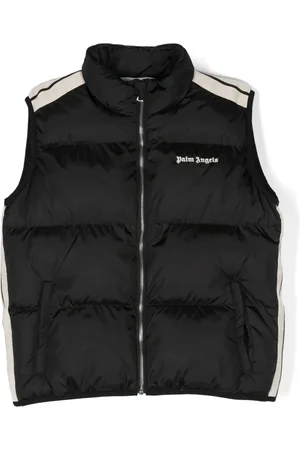 Palm Angels Logo-embroidered gilet