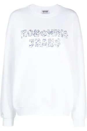 Moschino Logo-print cotton sweatshirt