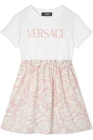 VERSACE Barocco-print T-Shirt dress