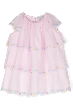 Stella McCartney Polka-dot tiered dress