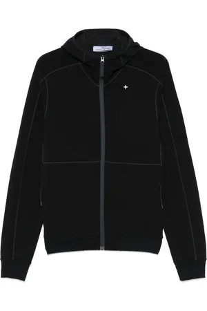 Stone Island Logo-embroidered hoodie