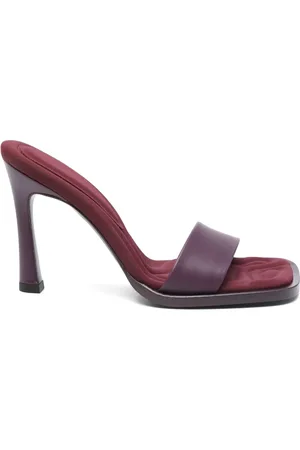 The Attico 100mm leather mules