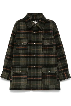 John Richmond Plaid-check shirt