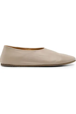 MARSÈLL Coltellaccio leather ballerina shoes