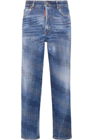 Dsquared2 All-over logo-print jeans