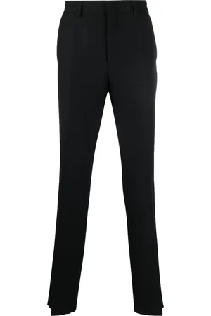 Fendi Logo-plaque tailored trousers