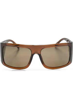 Linda Farrow X The Attico Andre oversize-frame sunglasses