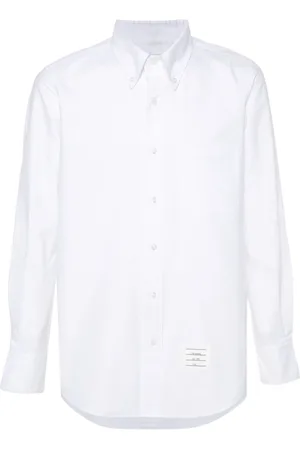 Thom Browne RWB-stripe cotton shirt