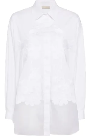 Elie saab Embroidered cotton shirt