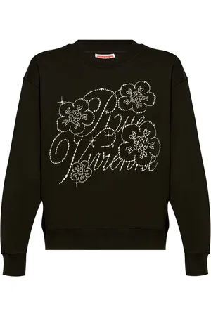 Kenzo Rhinestone-logo crew-neck sweatshirt