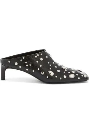 Jil Sander 45mm rivet-detail leather mules