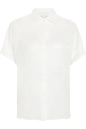 ELEVENTY Semi-sheer cotton shirt