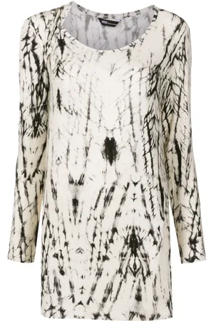 Uma Raquel Davidowicz Abstract-pattern asymmetric-design top