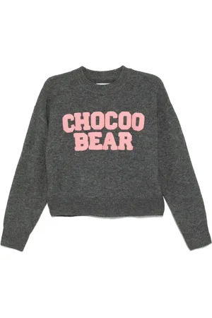 Chocoolate Logo-jacquard jumper