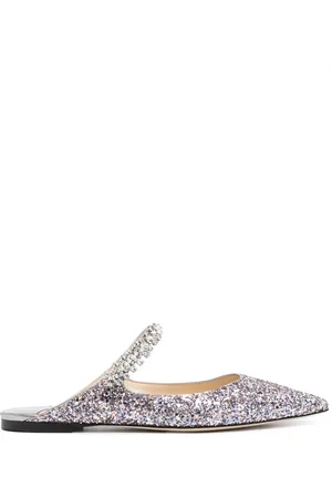 Jimmy Choo Bing crystal-embellished mules