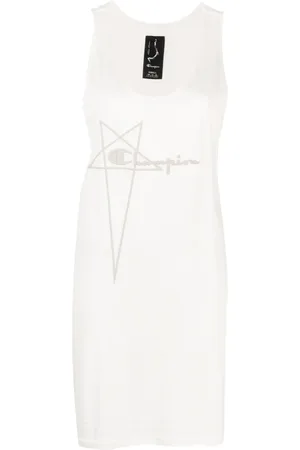 Rick Owens X Rick Owens cotton tank dress
