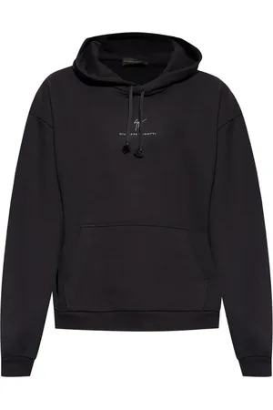 Giuseppe Zanotti Logo-embroidered drawstring hoodie
