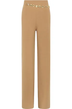 Paco rabanne Belted knit trousers