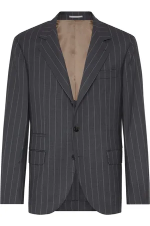 Brunello Cucinelli Chalk-Stripe wool blazer