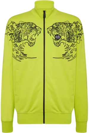 Philipp Plein Logo-print cotton jacket
