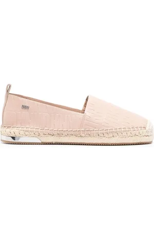 DKNY Makalina monogram-pattern espadrilles