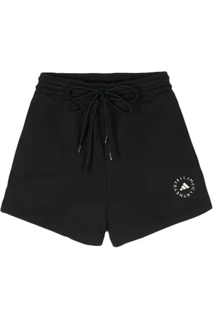 adidas Logo-print organic cotton track shorts