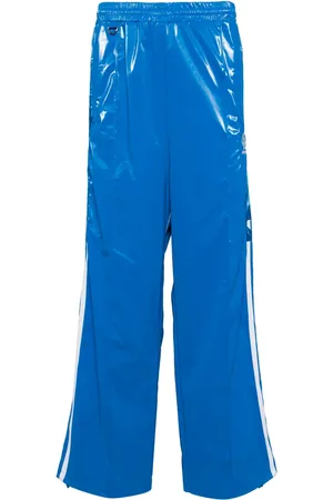 DOUBLET Laminate Track embroidered track pants