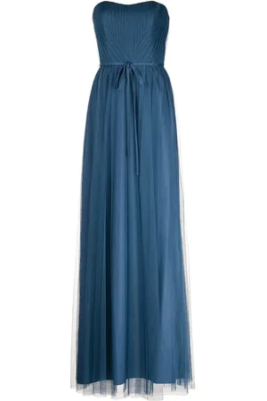 Marchesa Notte Strapless tulle gown