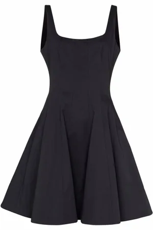 Staud Mini Wells square-neck dress