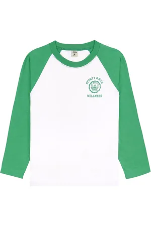 Sporty & Rich Emblem logo-print T-shirt