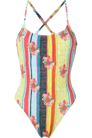 AMIR SLAMA Printed one piece swimsuit
