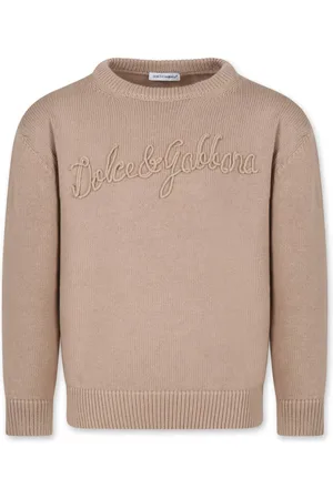 Dolce & Gabbana Logo embroidery round neck jumper