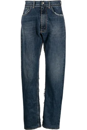 Maison Margiela X Pendleton yoke-detail tapered jeans