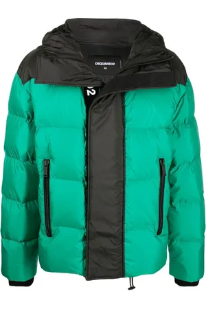 Dsquared2 Zip-pockets hooded padded jacket