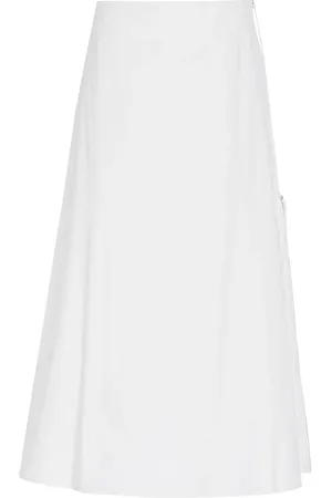 ROSETTA GETTY A-line high-waisted skirt