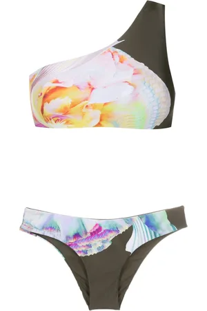 Lenny Niemeyer Abstract off-shoulder bikini top
