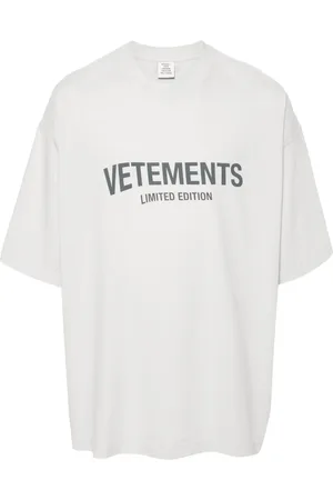 Vetements Logo-print cotton T-shirt