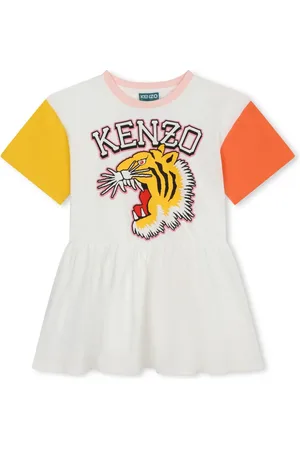 Kenzo Logo-print organic cotton dress