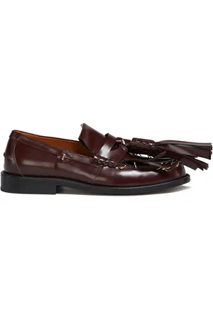 Marni Tassel-detail leather loafers