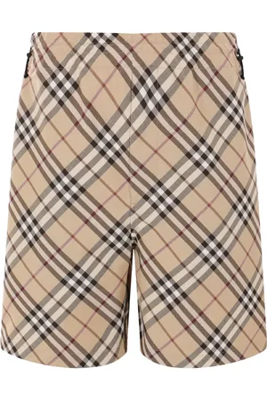 Burberry Check twill shorts