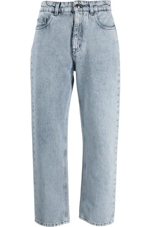 MOORER Phoebe high-rise cropped jeans