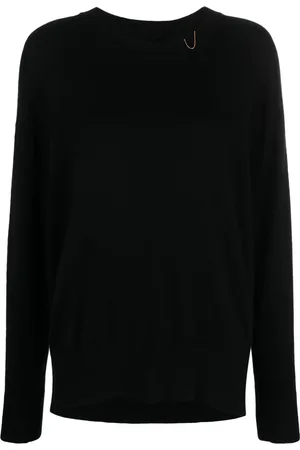 MAX & MOI Phedra chain-embellished cashmere jumper