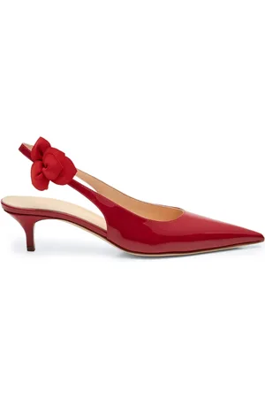 MAGDA BUTRYM 50mm rose leather slingback pumps