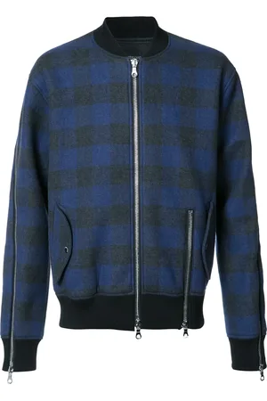 MOSTLY HEARD RARELY SEEN Plaid bomber jacket