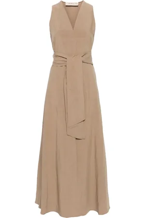 BLANCA Aralia belted maxi dress