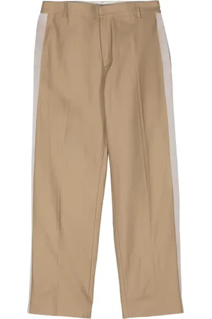 Bluemarble Tape-detailing straight-leg trousers