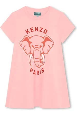 Kenzo Logo-print cotton dress